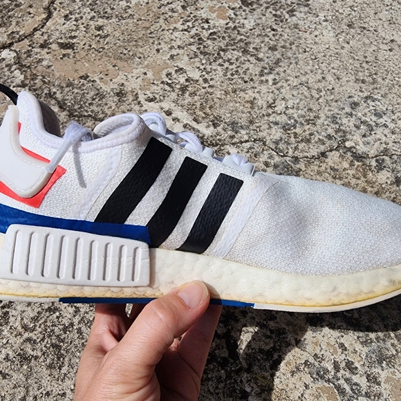 Mens Adidas NMD_R1 Japan White Colorblock Size 9 Collectible Adidas Japanese! - Picture 7 of 16